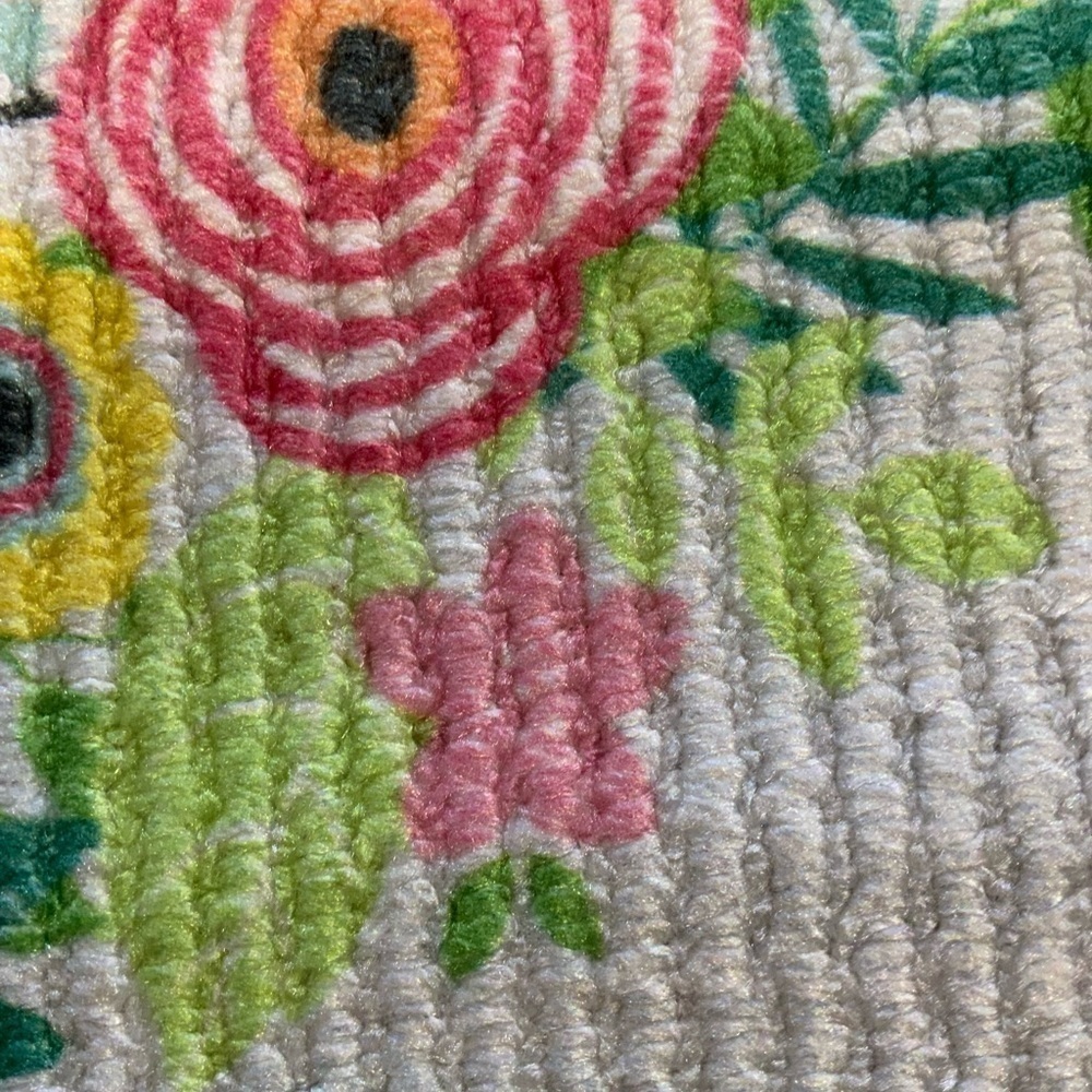 Apache Mills Floral Bless this Kitchen Mat Rectangle  Religious 17 X 30 in - Picture 7 of 9